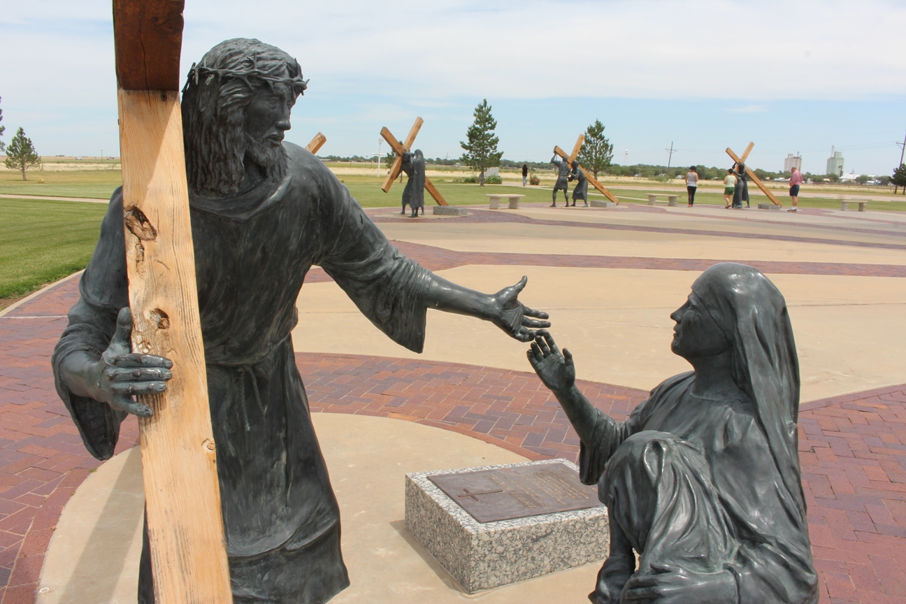 Station 8 at the Cross of Our Lord Jesus Christ in Groom, Texas.